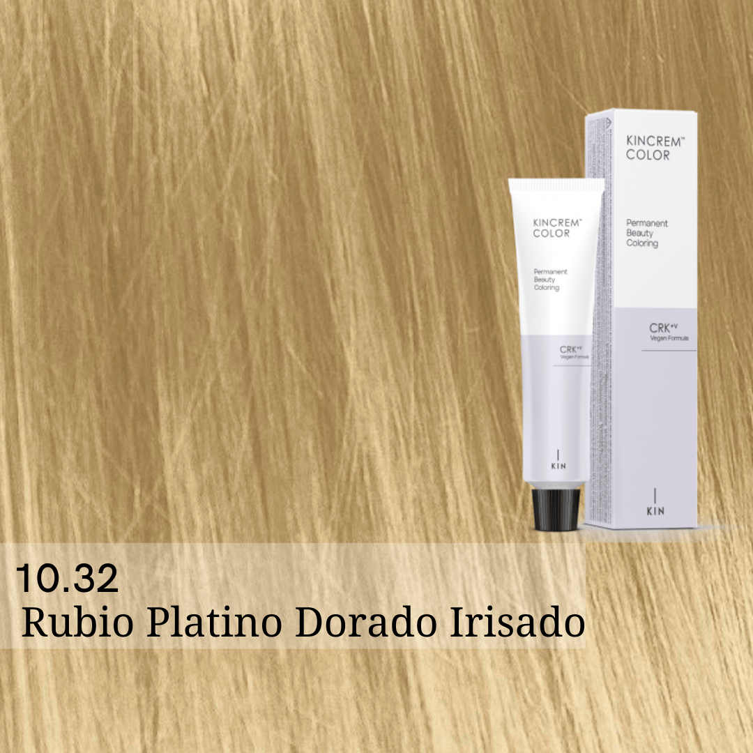 TINTE VEGANO - 10.32 Rubio Platino Dorado Irisado