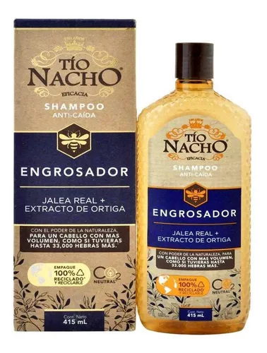 Shampoo Anti-caída Engrosador 415ml - Tio Nacho