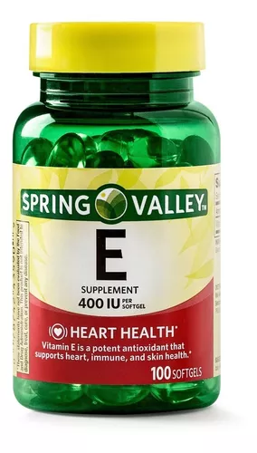 Vitamina E 400ui (100 Capsulas) - Spring Valley