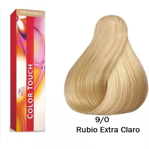 Tinte Wella Color Touch Sin Amoniaco 9/0 Rubio Extra Claro